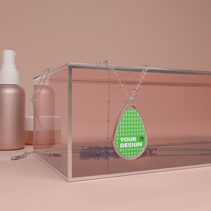 Customizable Oval Necklace for Meaningful Moments, Personalized Jewelry, Thoughtful Gift, Special Occasion Accessory, Trendy Statement Piece