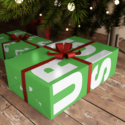 Customizable Gift Wrapping Paper Sheets - Fun Green Design, Personal Touch for Any Occasion, Birthday, Wedding, Holiday, Celebration