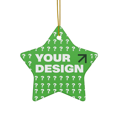 Customizable Ceramic Ornaments, Holiday Decor, Personalized Gifts, Unique Decorations, Tree Hangings, Festive Keepsakes