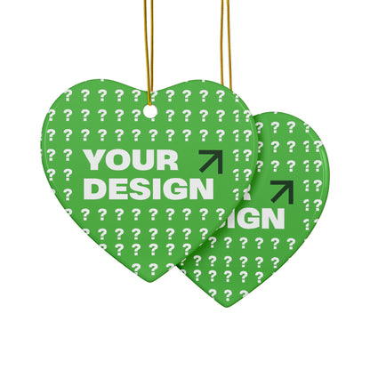 Personalized Ceramic Ornaments - Customizable Two-Sided Decor, Holiday Gifts, Family Keepsakes, Unique Christmas Decor, Custom Ornaments