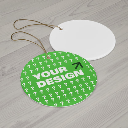 Customizable Ceramic Ornaments, Holiday Decor, Personalized Gifts, Unique Decorations, Tree Hangings, Festive Keepsakes