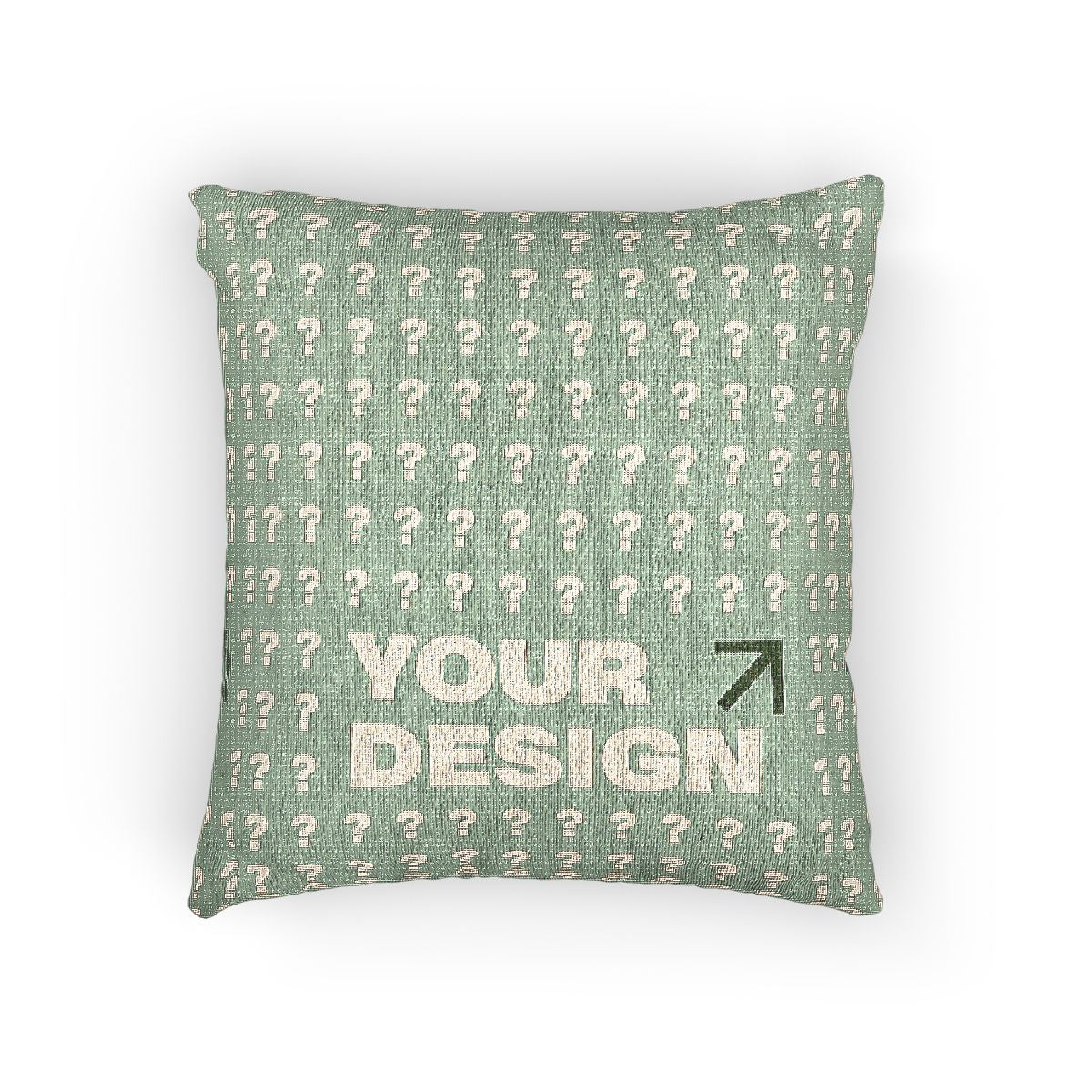 Custom Woven Pillow - Personalized Home Decor, Eco-Friendly Cushion, Great for Gifts, Housewarming, Unique Accent Pillow