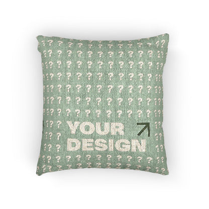 Custom Woven Pillow - Personalized Home Decor, Eco-Friendly Cushion, Great for Gifts, Housewarming, Unique Accent Pillow