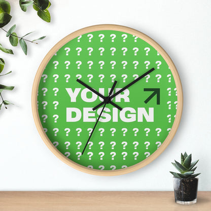 Customizable Modern Wall Clock for Home Decor, Unique Gift Idea, Stylish Timepiece, Personalized Clock, Home Accessories