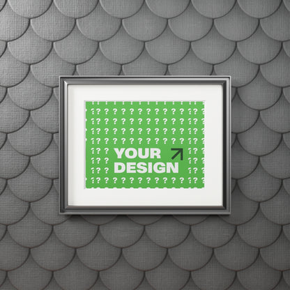 Fine Art Prints - Modern Passepartout Framed Wall Decor, Ideal for Home & Office, Great Gift for Art Lovers, Stylish Wall Art