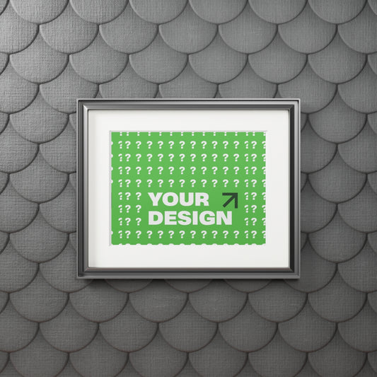 Fine Art Prints - Modern Passepartout Framed Wall Decor, Ideal for Home & Office, Great Gift for Art Lovers, Stylish Wall Art