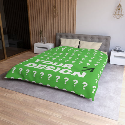 Personalized Microfiber Duvet Cover with Custom Design, Cozy Bedroom Decor, Unique Gift for Any Occasion, Modern Home Textile